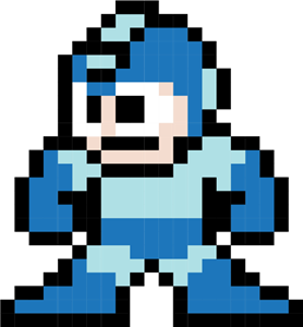 Mega Man Logo Vector