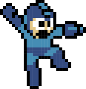 Mega Man Logo Vector