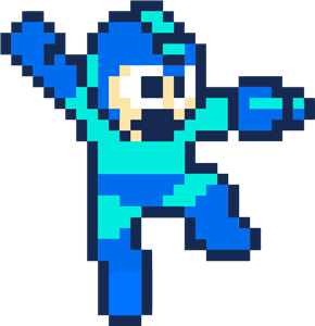 Mega Man Logo Vector