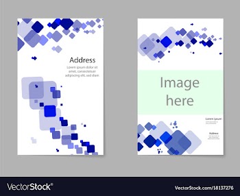 Mega pack brochure design template flyer set vector image