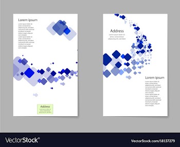 Mega pack brochure design template flyer set vector image