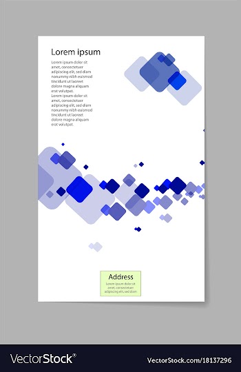 Mega pack brochure design template flyer set vector image