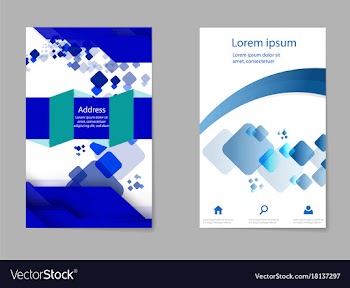 Mega pack brochure design template flyer set vector image