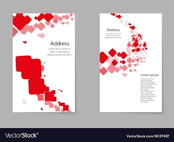 Mega pack brochure design template flyer set vector image
