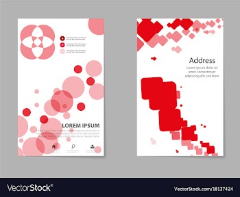 Mega pack brochure design template flyer set vector image