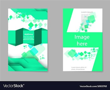 Mega pack brochure design template set vector image