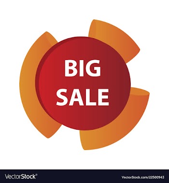 Mega sale with upto 50 discount offer creative vector image