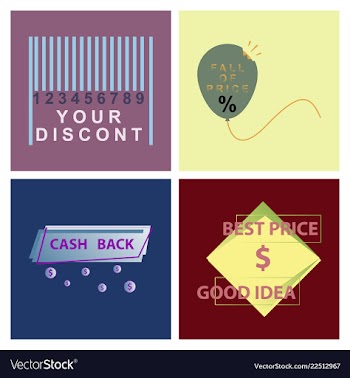 Mega sale with upto 50 discount offer creative vector image