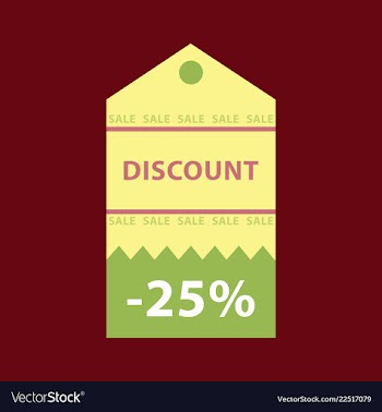 Mega sale with upto 50 discount offer creative vector image