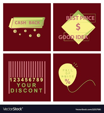 Mega sale with upto 50 discount offer creative vector image