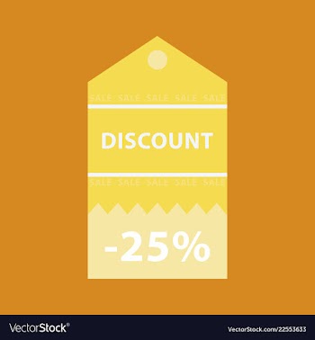 Mega sale with upto 50 discount offer creative vector image
