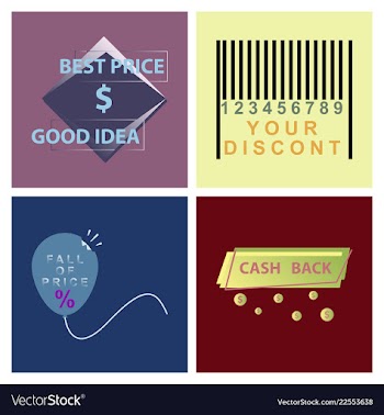 Mega sale with upto 50 discount offer creative vector image