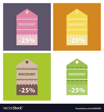 Mega sale with upto 50 discount offer creative vector image