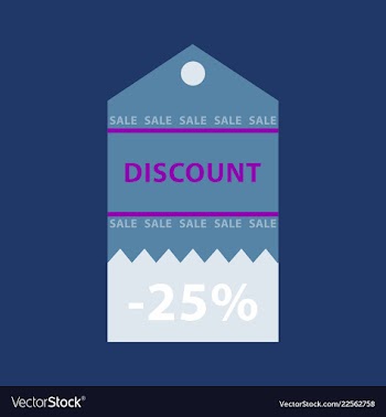 Mega sale with upto 50 discount offer creative vector image