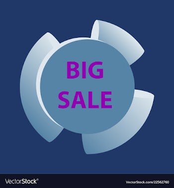 Mega sale with upto 50 discount offer creative vector image