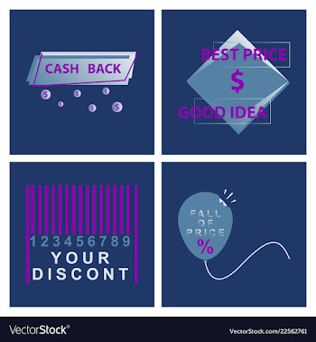 Mega sale with upto 50 discount offer creative vector image