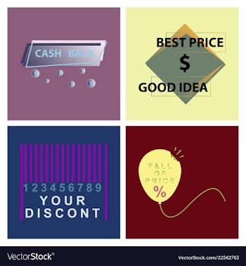 Mega sale with upto 50 discount offer creative vector image