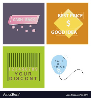 Mega sale with upto 50 discount offer creative vector image