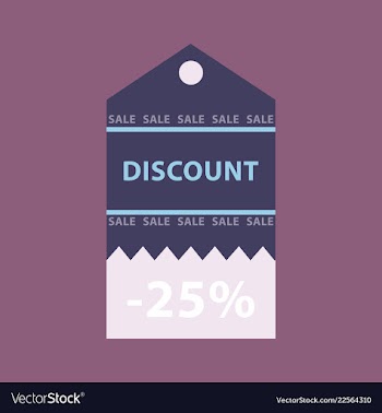 Mega sale with upto 50 discount offer creative vector image