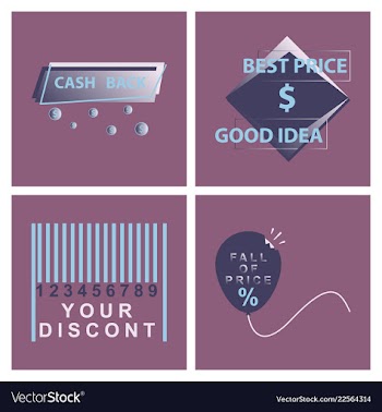 Mega sale with upto 50 discount offer creative vector image
