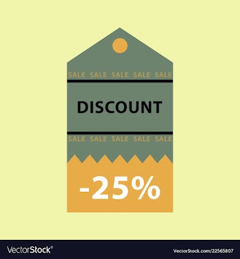 Mega sale with upto 50 discount offer creative vector image