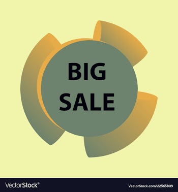 Mega sale with upto 50 discount offer creative vector image