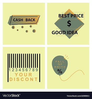 Mega sale with upto 50 discount offer creative vector image