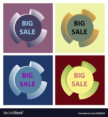 Mega sale with upto 50 discount offer creative vector image