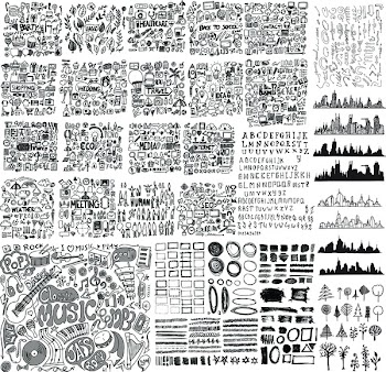 MEGA set of doodles of Party, Leave ,Health, School, Contact, Shopping, Wedding, Travel, Idea, Business, Finance, Ecology, Media, Internet, Weather, Meeting, Human, Music, arrow