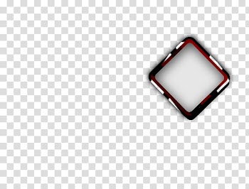Mega, square white and black frame transparent background PNG clipart