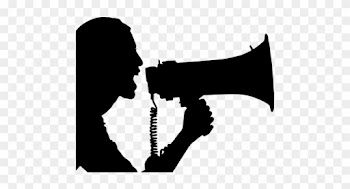 Megaphone Clip Art - Megaphone Silgouette Svg