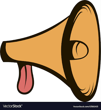 Megaphone loudspeaker icon cartoon Royalty Free Vector Image