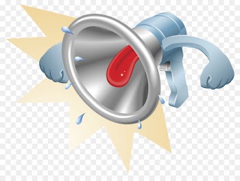 Megaphone Royalty-free Illustration - A horn with a tongue 