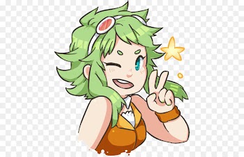 Megpoid Illustration Cartoon Image Clip art - gumi transparency and translucency 