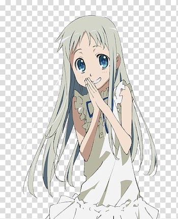 Meiko Honma Naruko Anjou Menma Anime Manga, Anime transparent background PNG clipart