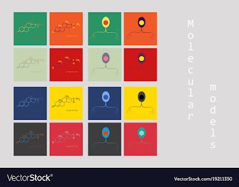 Melatonin hormone molecule in humans it plays a vector image