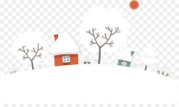 Melbourne Winter Snow Illustration - Snow village Snow creatives 