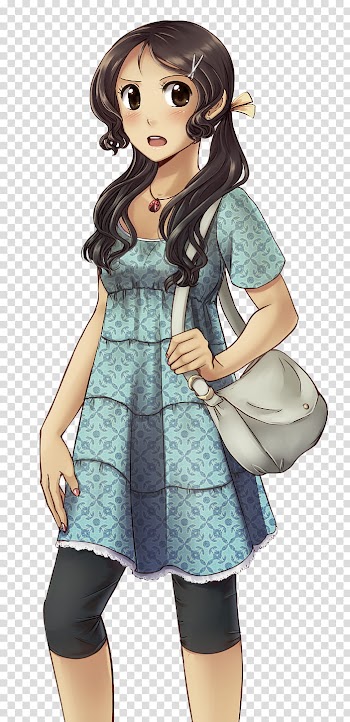 Melissa, female animated character art transparent background PNG clipart