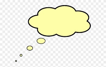Mellow Yellow Thinking Cloud Clip Art At Clker - Darkness