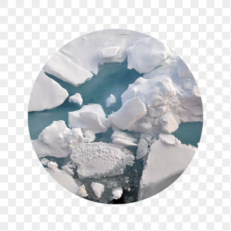 Melting ice png badge sticker, | Free PNG - rawpixel