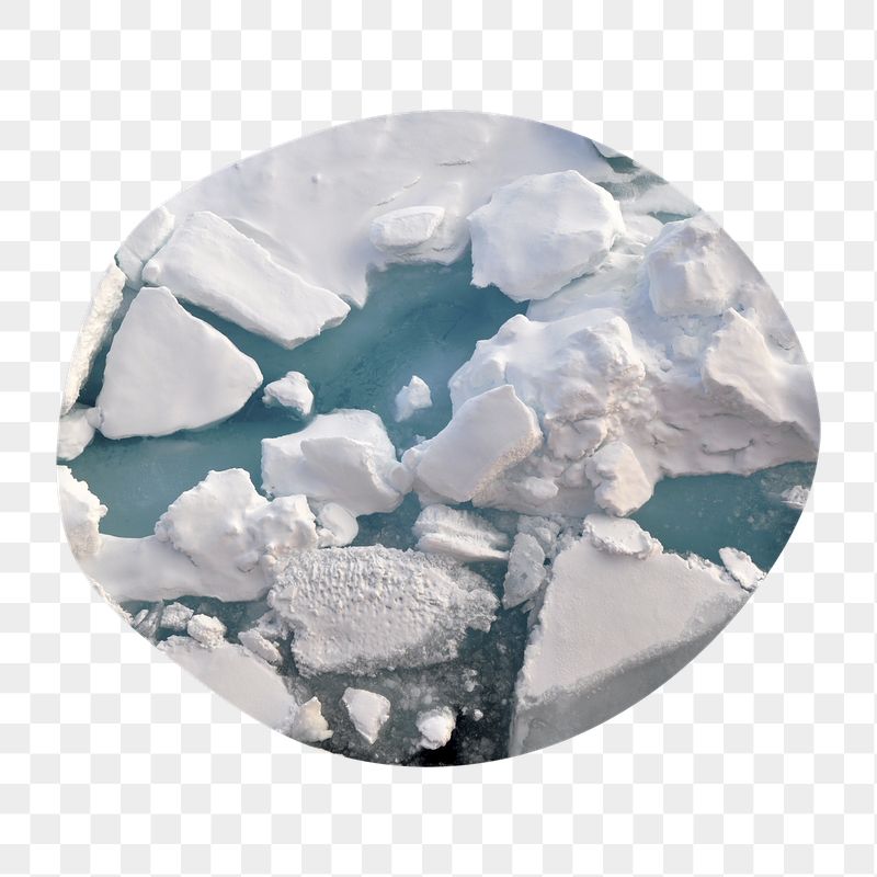 Melting ice png badge sticker, | Free PNG - rawpixel
