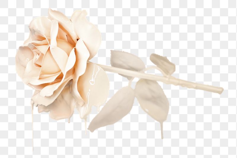 Melting rose png flower sticker, | Free PNG - rawpixel