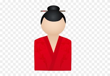 Member, Person, Account, Kimono, Red, Woman, User, - Japanese People Icon Png