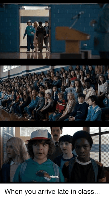 MemeCenter Hi Abort When You Arrive Late in Class | Meme on ME.ME