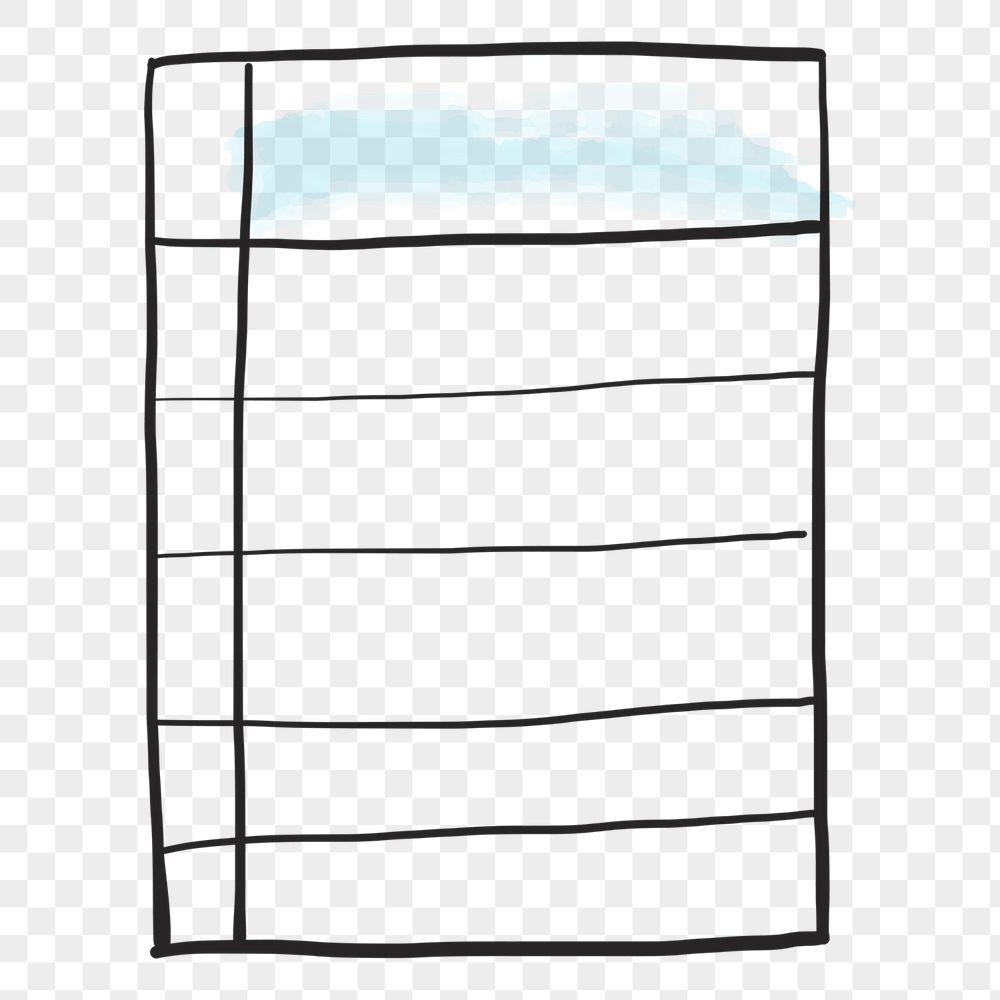 Memo digital sticker, lined paper | Free PNG - rawpixel
