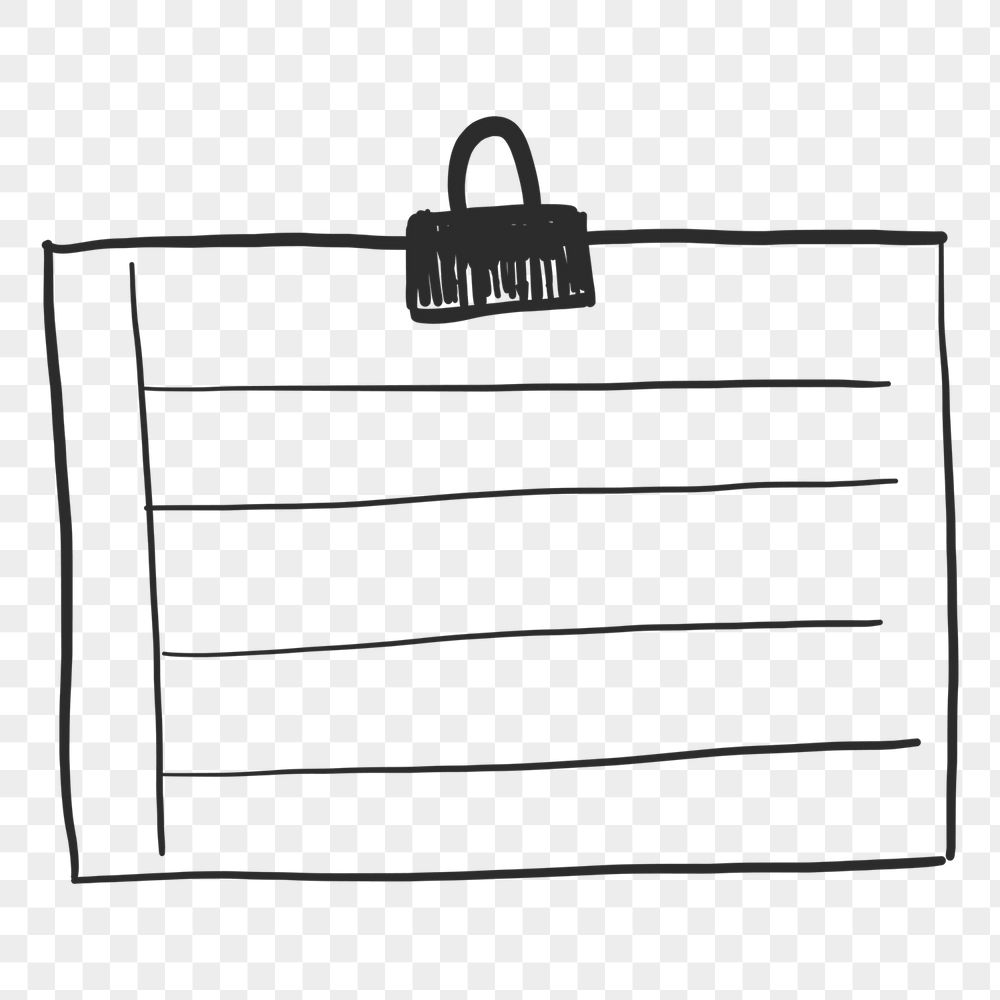 Memo digital sticker, lined paper | Free PNG - rawpixel