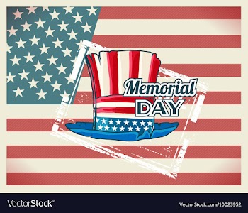 Memorial day vector image