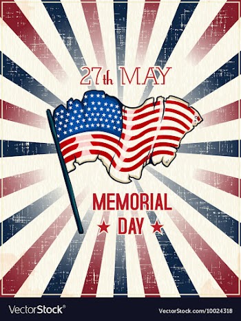 Memorial day vector image