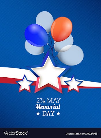 Memorial day vector image