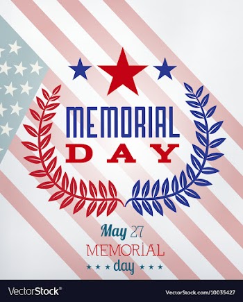 Memorial day vector image